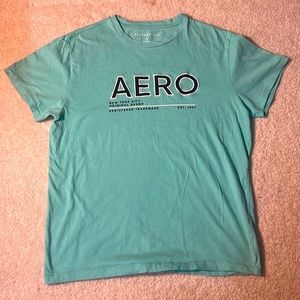 Aéropostale turquoise short sleeve tee shirt (Large)